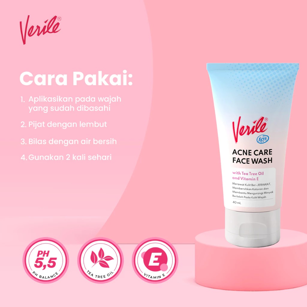 Verile Acne Care Face Wash