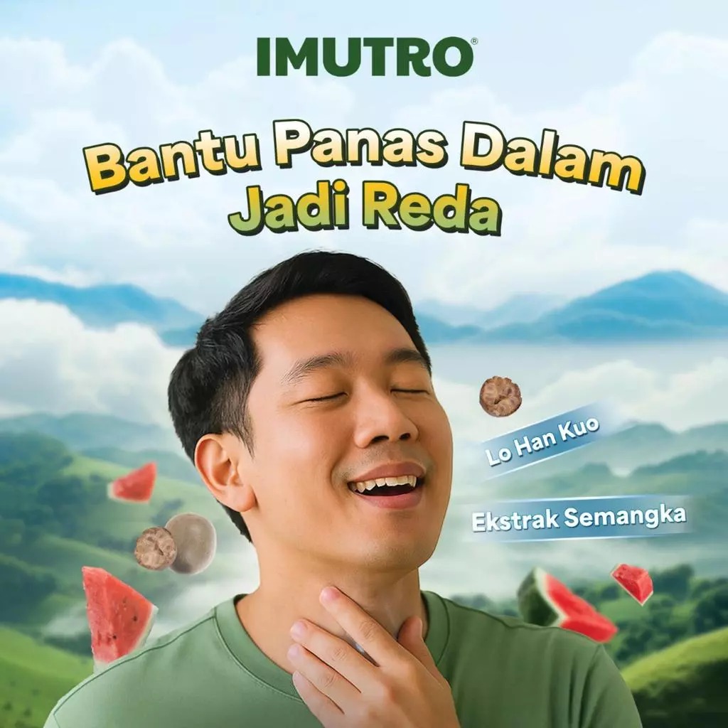 Imutro Tablet Hisap Ekstrak Semangka &amp; Lo Han Kuo
